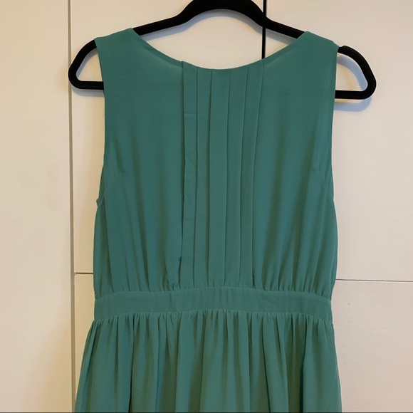 Teal Green High-Low Dress - Picture 5 of 7